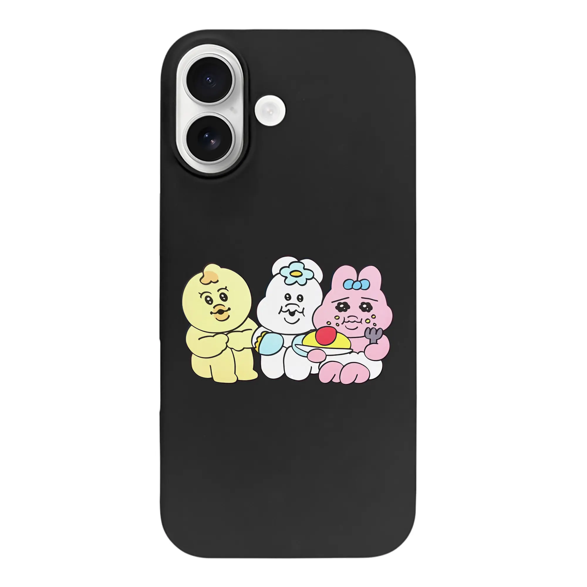 おぱんちゅうさぎ グッズ おぱんちゅうさぎ - iPhone 17 シリーズ シリコンケース 薄型 耐衝撃 指紋防止 ソフトタッチカバー 精密フィット 傷防止 保護ケース iPhone 17/17 Air/17 Pro/17 Pro Max 対応